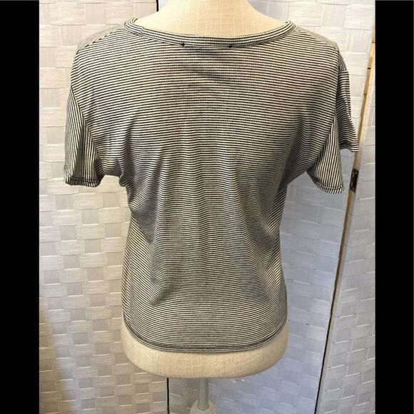 Navy & White striped top small - Picture 5 of 5